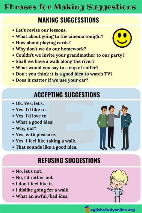 suggestion deutsch|suggestions examples in english.